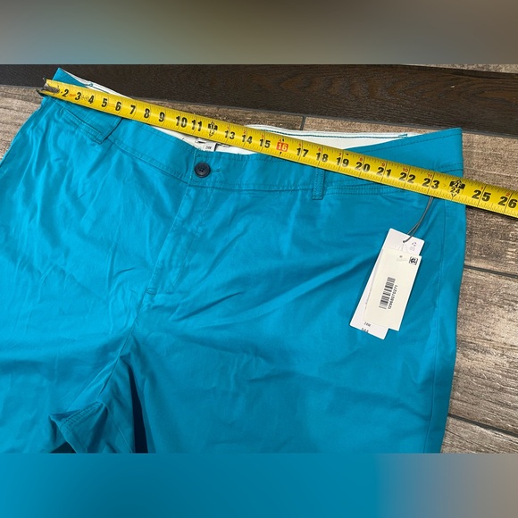 🩵LIZ CLAIBORNE Flexi-Fit Waistband Turquoise Cotton Shorts Plus Size 24W NWT🩵 - Picture 2 of 9